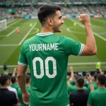 Adult Men's Short Sleeve Sport Jersey Set, Iraq 2026 World Cup Football Kit